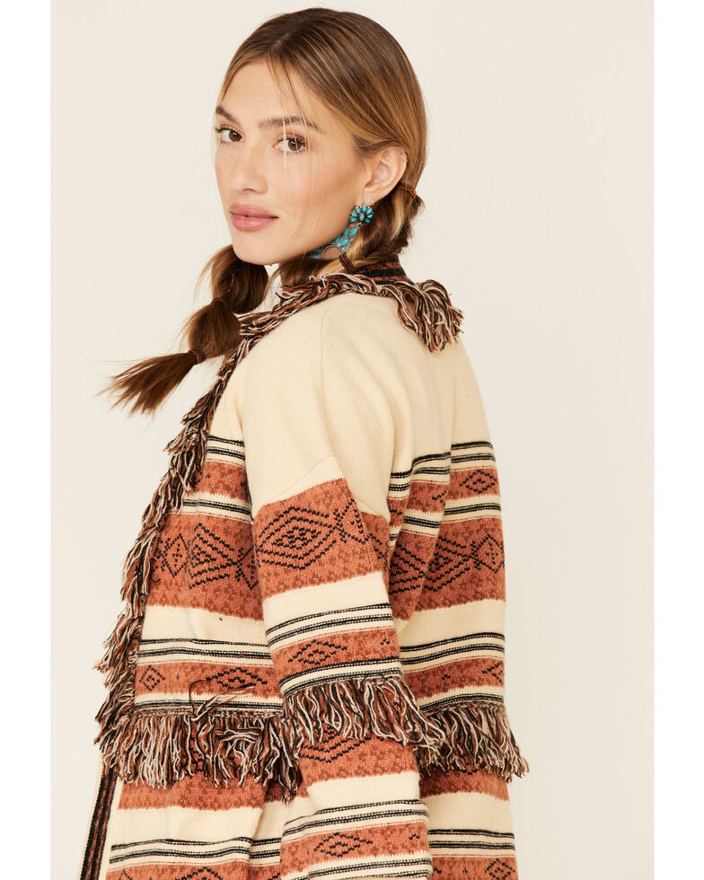 saints and hearts fringe jacket