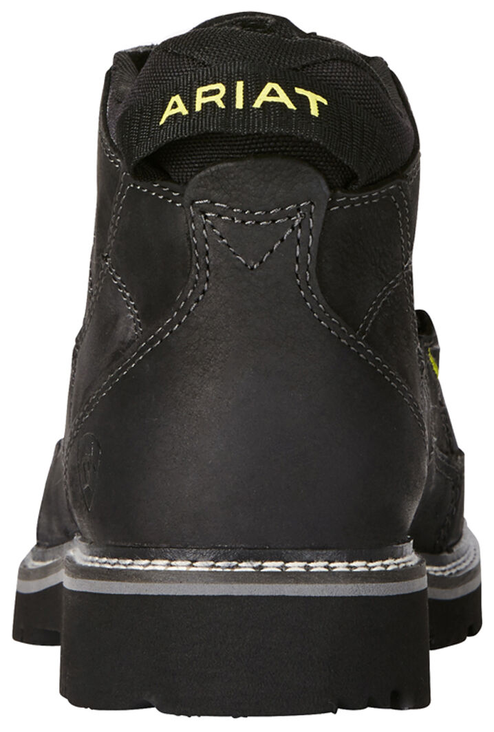 mens black moc toe boots