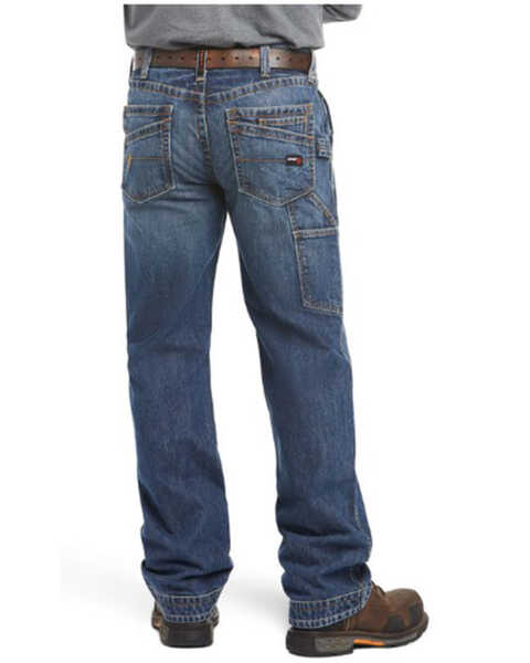 Image #5 - Ariat Men's FR M4 Relaxed Workhorse Relaxed Fit Bootcut Jeans, Denim, hi-res