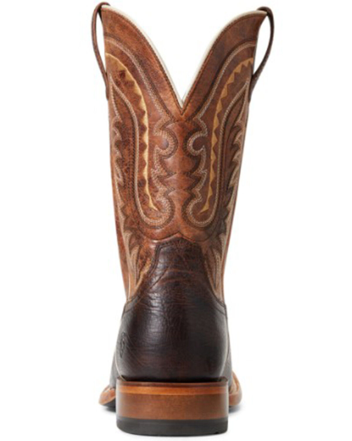 Image #3 - Ariat Men's Parada Tek Leather Western Boot - Broad Square Toe, Brown, hi-res