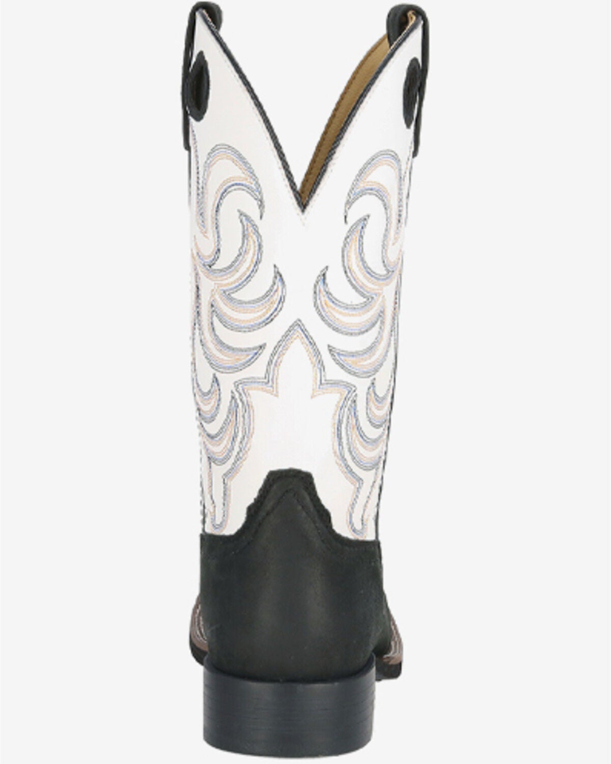 Image #4 - Smoky Mountain Men's Cedar Performance Western Boots - Broad Square Toe, Black, hi-res