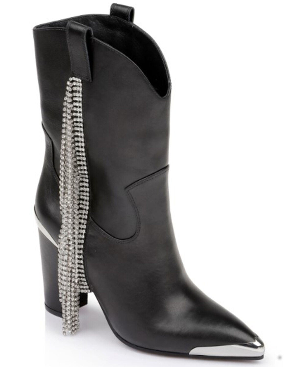Daniel Diamond Women's Stagecoach Western Boots - Snip Toe, Black, hi-res
