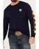 Image #3 - RANK 45® Men's Southwestern Print Long Sleeve Graphic T-Shirt, Navy, hi-res