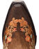 Corral Women's Floral Embroidered Lamb Western Boots - Snip Toe, Chocolate, hi-res