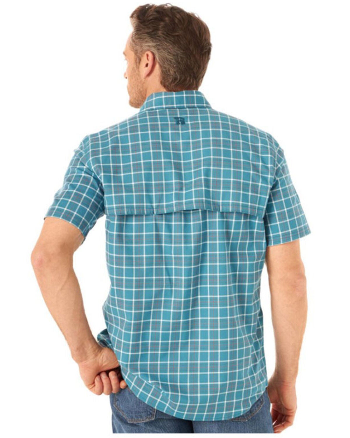 Wrangler Riggs Men's Small Plaid Vented 