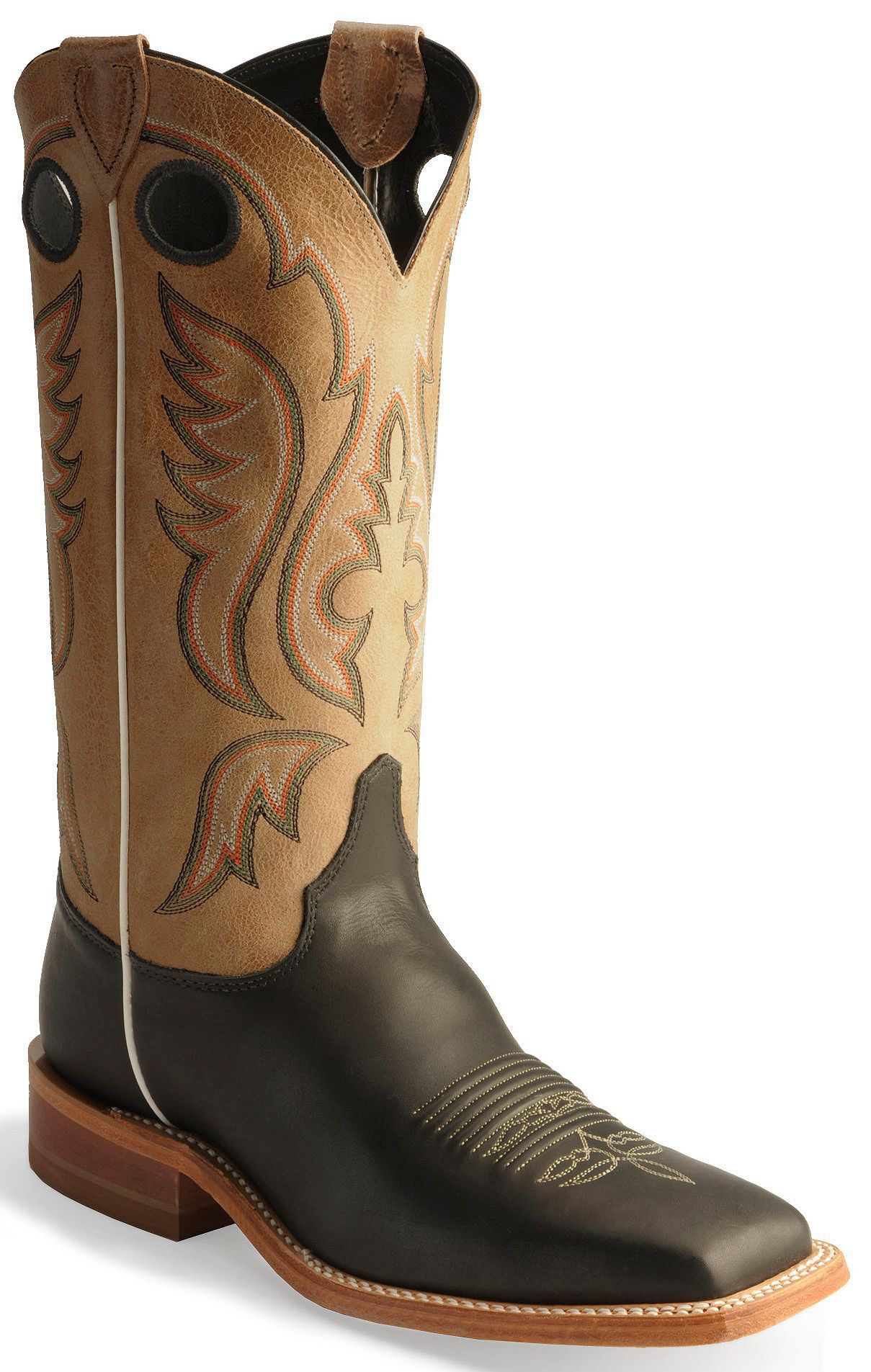 justin bent rail boots square toe