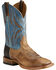 Image #1 - Ariat Men's Arena Rebound Western Performance Boots - Broad Square Toe, Tan, hi-res