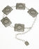 Image #2 - Idyllwind Women's Salem Rectangle Southwestern Concho Chain Belt, Silver, hi-res