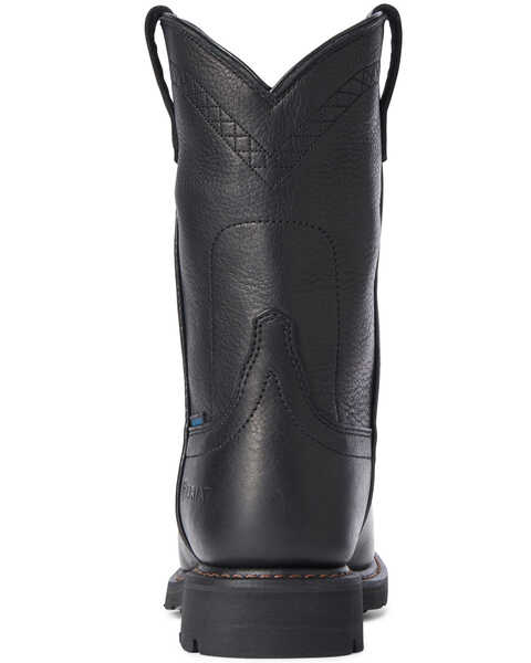 Image #3 - Ariat Men's Sierra Waterproof Western Boots - Round Toe, Black, hi-res
