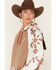 Image #3 - Hooey Women's Southwestern Print Contrast Hoodie, Cream, hi-res