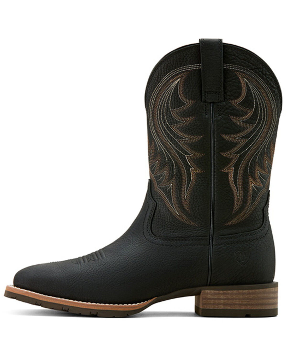 Image #2 - Ariat Men's Hybrid Rancher Western Boots - Broad Square Toe, Black, hi-res
