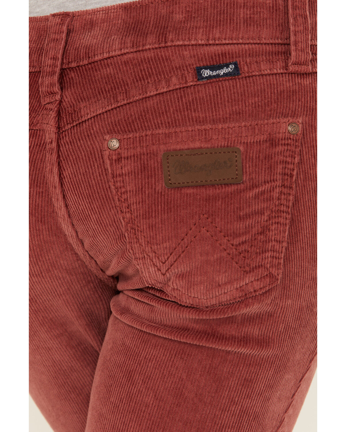 Image #4 - Wrangler Girls' Corduroy Stretch Flare Jeans, Rust Copper, hi-res