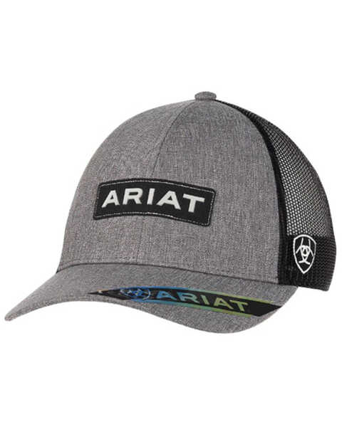 Ariat Little Boys' Logo Patch Ball Cap , Grey, hi-res