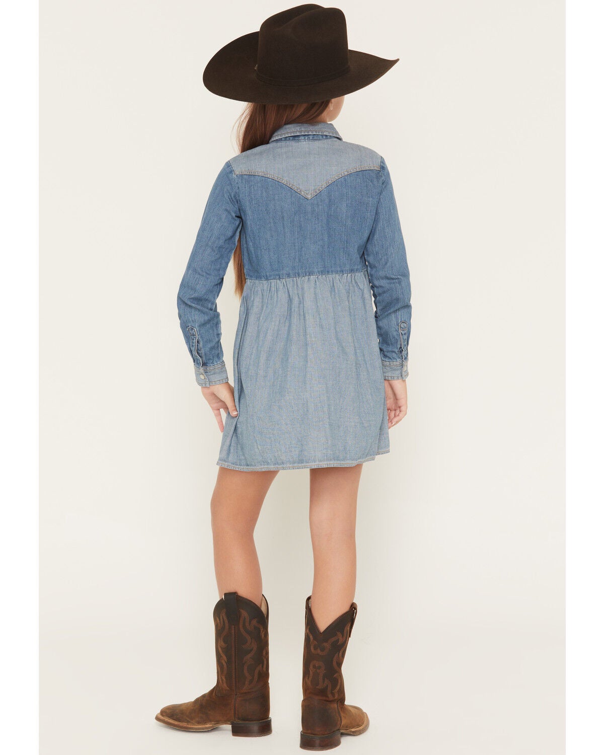 white christmas dresses Wrangler Ladies Vintage Denim Button Down Mini Tank Dress 112344903 main image 1