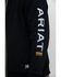 Image #4 - Ariat Men's Rebar All-Weather Full Zip Work Hooded Sweatshirt - Big & Tall , Black, hi-res