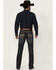 Image #3 - Rock & Roll Denim Men's Revolver Dark Wash Slim Straight Stretch Denim Jeans, Dark Wash, hi-res