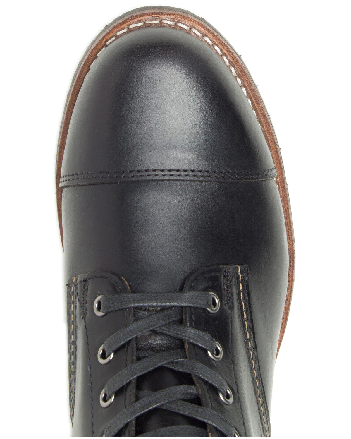 Image #4 - Wolverine Men's 1000 Mile Cap-Toe Work Boots - Soft Toe, Black, hi-res