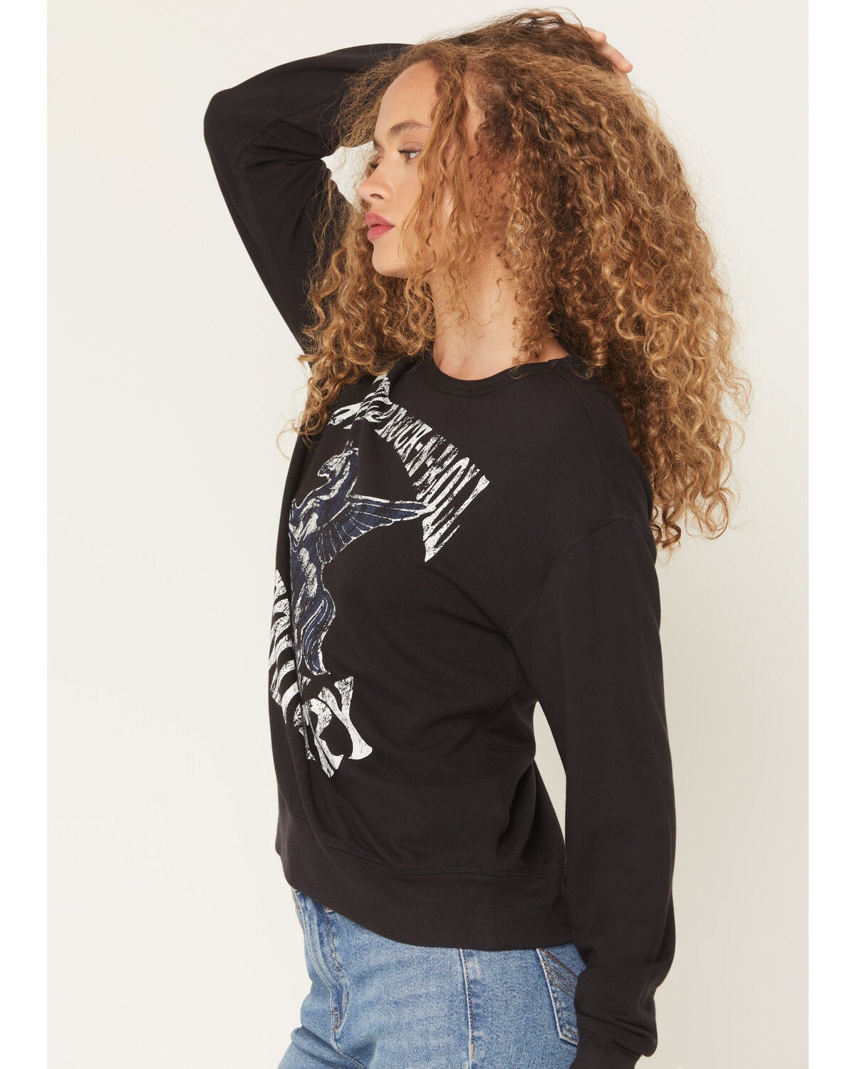 Image #2 - Idyllwind Women's Little Rock Lot of Country Pullover Sweatshirt, Black, hi-res
