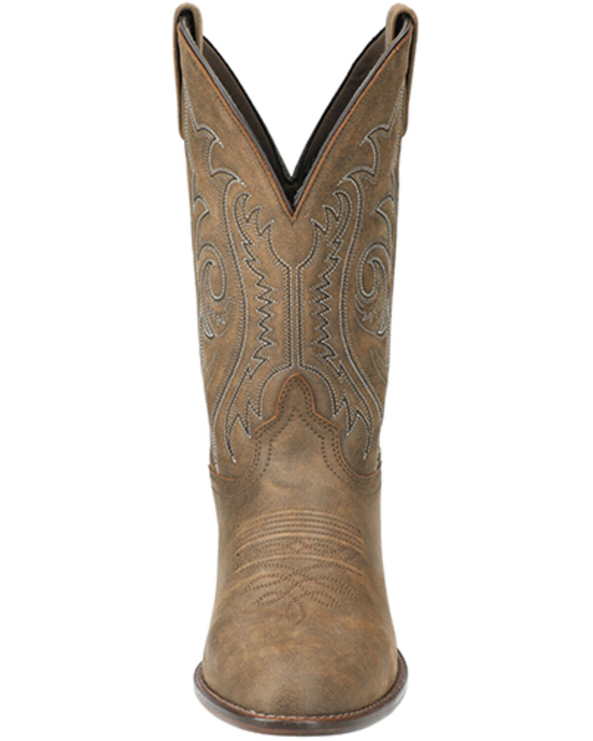 Image #4 - Smoky Mountain Men's Dalton Western Boots - Round Toe, Brown, hi-res
