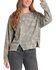 Image #1 - Rock & Roll Denim Women's Camo Print Long Sleeve Crew Neck Sweatshirt, Green, hi-res