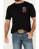 Image #3 - Howitzer Men's Allegiance Short Sleeve Graphic T-Shirt, Black, hi-res