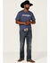 Image #2 - Wrangler Men's Logo Graphic Short Sleeve T-Shirt , Blue, hi-res