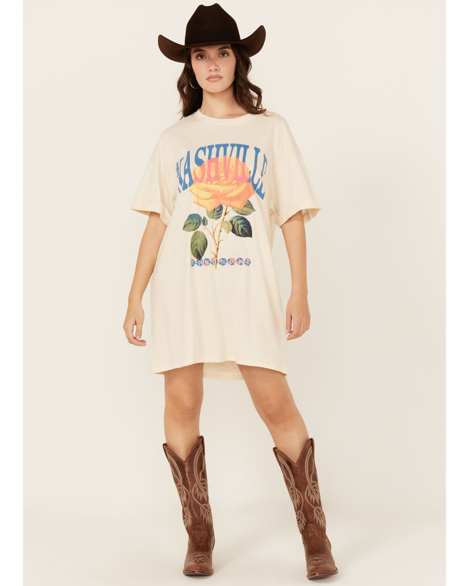 お気に入りの Women's Dangerous Girl Nashville Dress T-Shirt Rose トップス