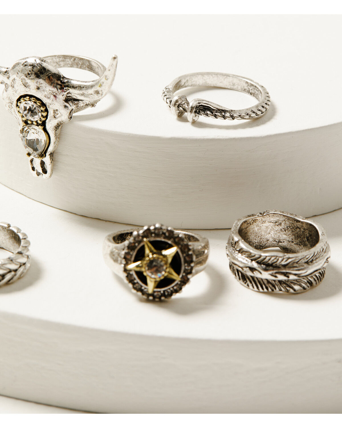 Image #3 - Idyllwind Women's Eastdale Ring Set - 5 Piece, Silver, hi-res