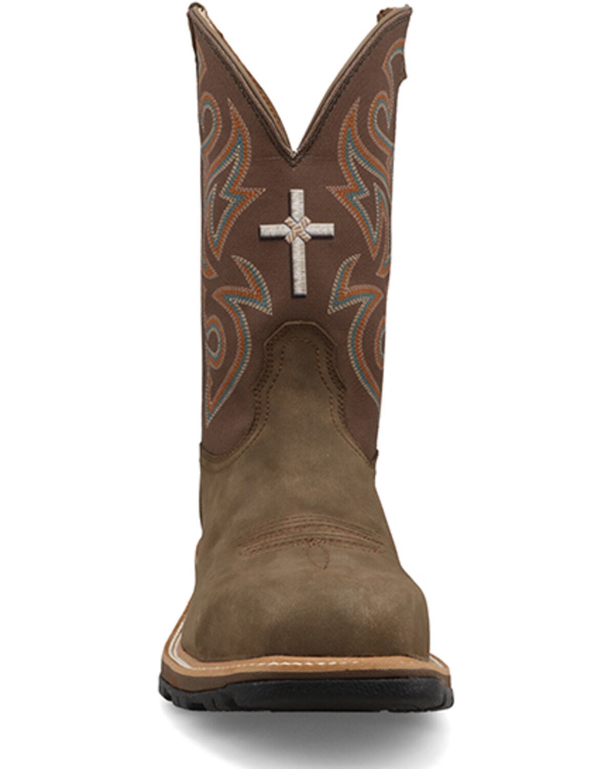 Image #4 - Twisted X Men's 11" UltraLite X&trade; Work Boots - Nano Composite Toe, Taupe, hi-res