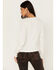 Image #4 - Idyllwind Women's Velvet Trim Henley Shirt, Off White, hi-res