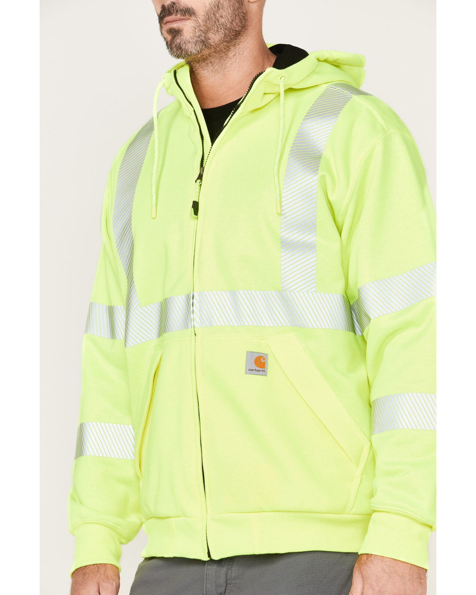 Carhartt Men s Hi Vis Loose Fit Thermal Full Zip Hooded Work Jacket Country Outfitter
