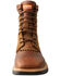 Image #4 - Twisted X Men's Cellstretch 8" Lacer Waterproof Leather Work Boots - Broad Square Toe , Brown, hi-res