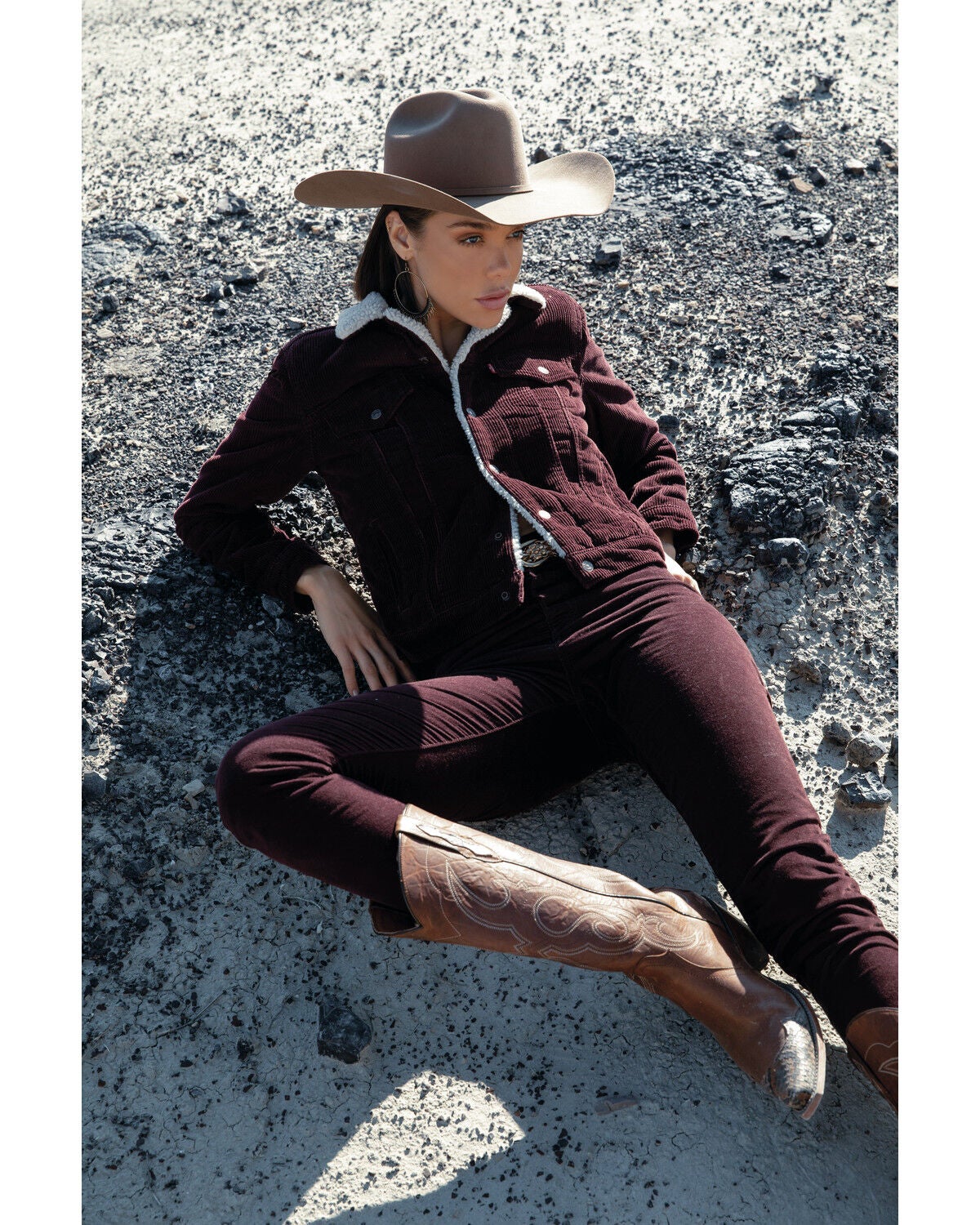 Levi's Women's Moleskin High Rise Wedgie Skinny Jeans, Burgundy, hi-res