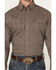 Image #3 - George Strait by Wrangler Men's Geo Print Long Sleeve Snap Stretch Western Shirt, Dark Brown, hi-res