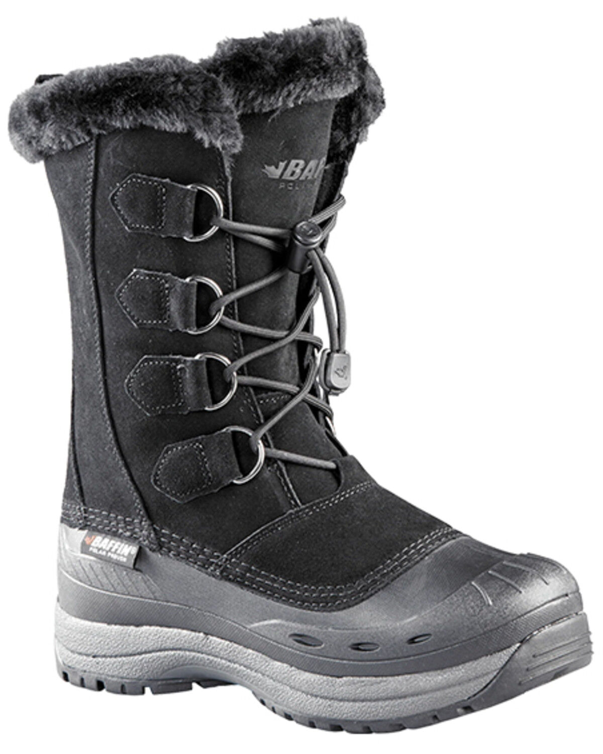 Image #1 - Baffin Women's Chloe Insulated Waterproof Boots - Round Toe, Black, hi-res