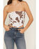 Image #2 - Originality Women's Boot Barn Exclusive Cow Print Bandana Top, White, hi-res