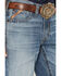 Image #2 - Ariat Men's M4 Rogers Medium Wash Relaxed Bootcut Denim Jeans - Big, Medium Wash, hi-res