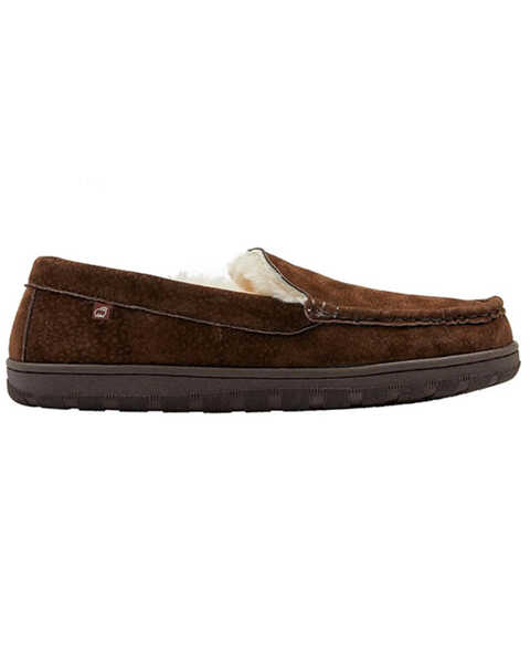 Image #1 - Lamo Footwear Men's Harrison Slippers - Moc Toe, Chocolate, hi-res