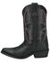 Image #3 - Smoky Mountain Little Girls' Sierra Western Boots - Snip Toe, Black, hi-res