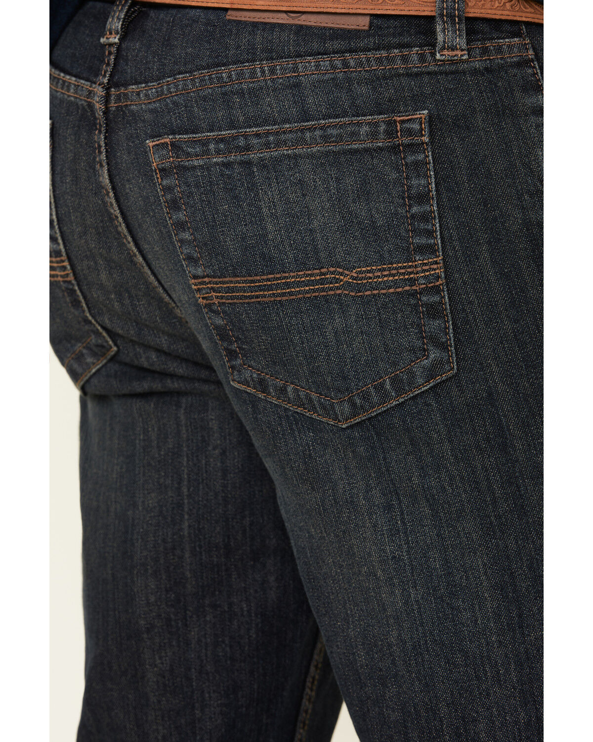 Image #4 - Cody James Men's Barn Sour Dark Wash Slim Straight Stretch Denim Jeans, Blue, hi-res