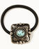 Image #3 - Shyanne Women's Square Concho Ponytail Holder, Silver, hi-res
