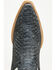 Image #6 - Dan Post Men's Exotic Python Belly Western Boots - Snip Toe, Blue, hi-res