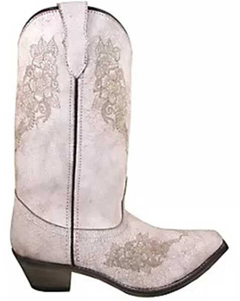 Smoky Mountain Women's Ashley Western Boots - Snip Toe, White, hi-res