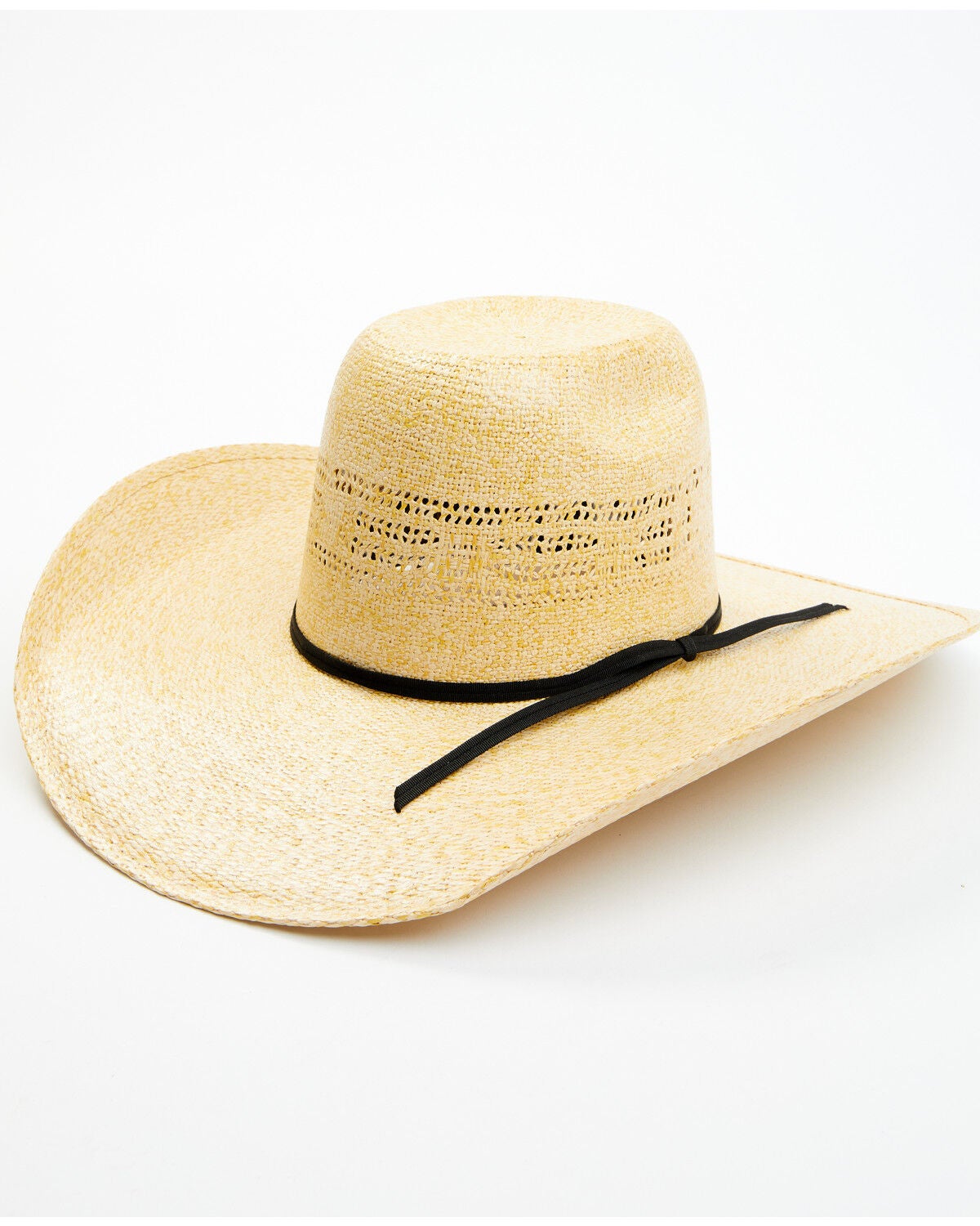 Rodeo King 25X Straw Cowboy Hat, Black, hi-res