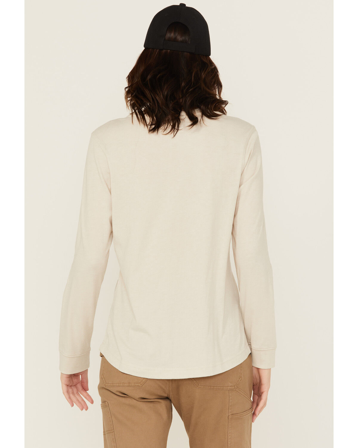Image #4 - Wolverine Women's Classic Long Sleeve Pocket Work Tee, , hi-res