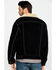 Image #2 - Scully Men's Boar Suede Southwestern Yolk Jean Jacket , Black, hi-res