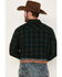 Cody James Men's Yucca Valley Plaid Print Long Sleeve Snap Western Flannel Shirt, Olive, hi-res