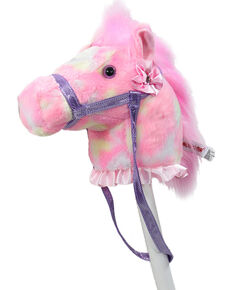Aurora Fantasy Pony Rainbow Stick Horse, Pink, hi-res