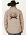 Image #1 - Cinch Men's Bonded Softshell Jacket, Stone, hi-res