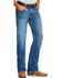 Image #2 - Ariat Men's M2 Brandon Medium Wash Bootcut Jeans, Blue, hi-res
